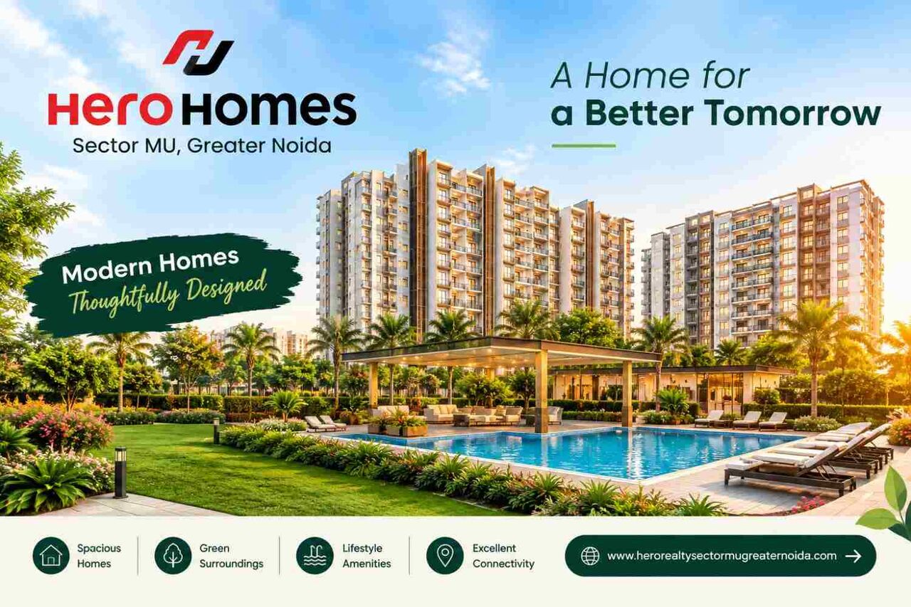 Greater Noida, Real Estate For Sale, Hero Homes Sector MU Greater Noida &ndash; Modern Homes