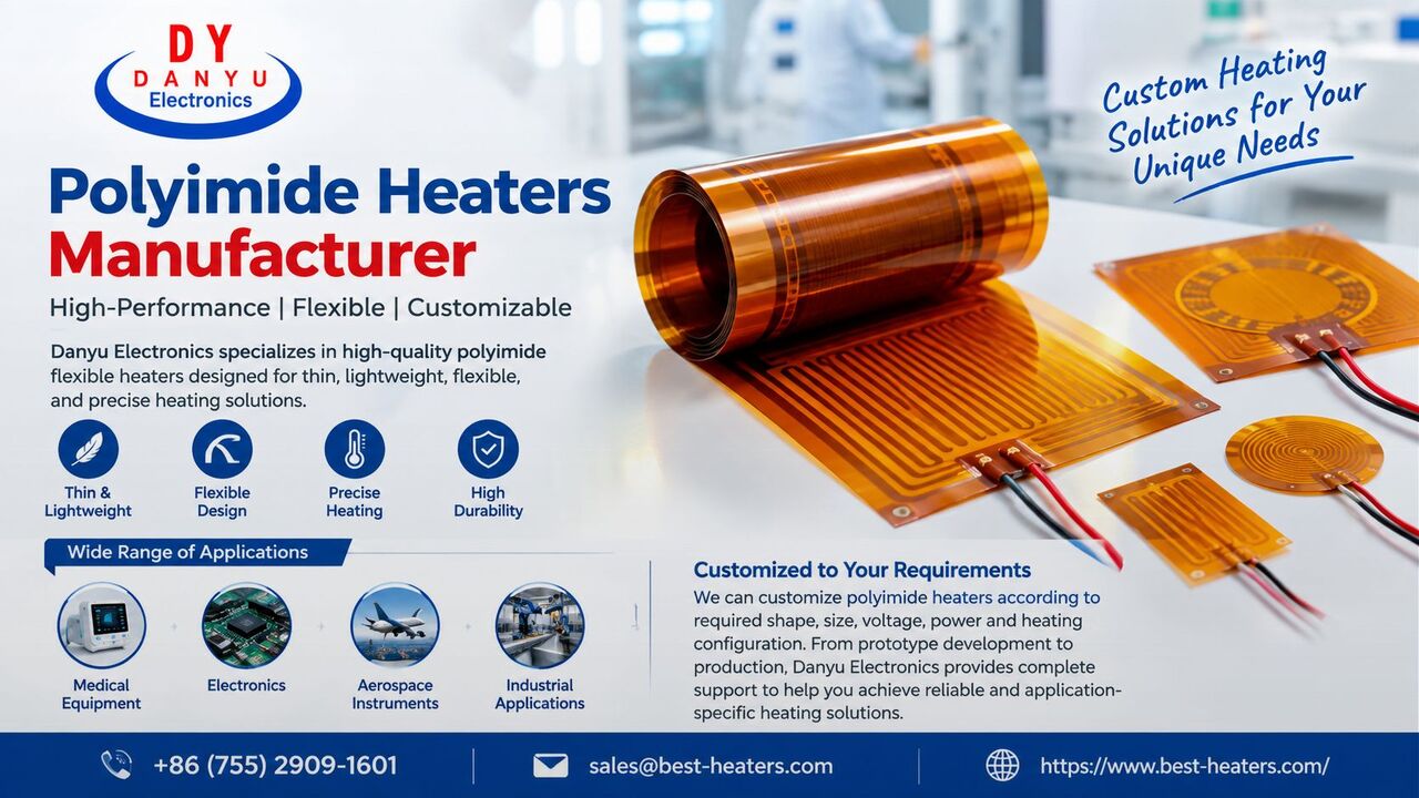 Shenzhen, General, Polyimide Heaters Manufacturer &ndash; Flexible Heating Solutions