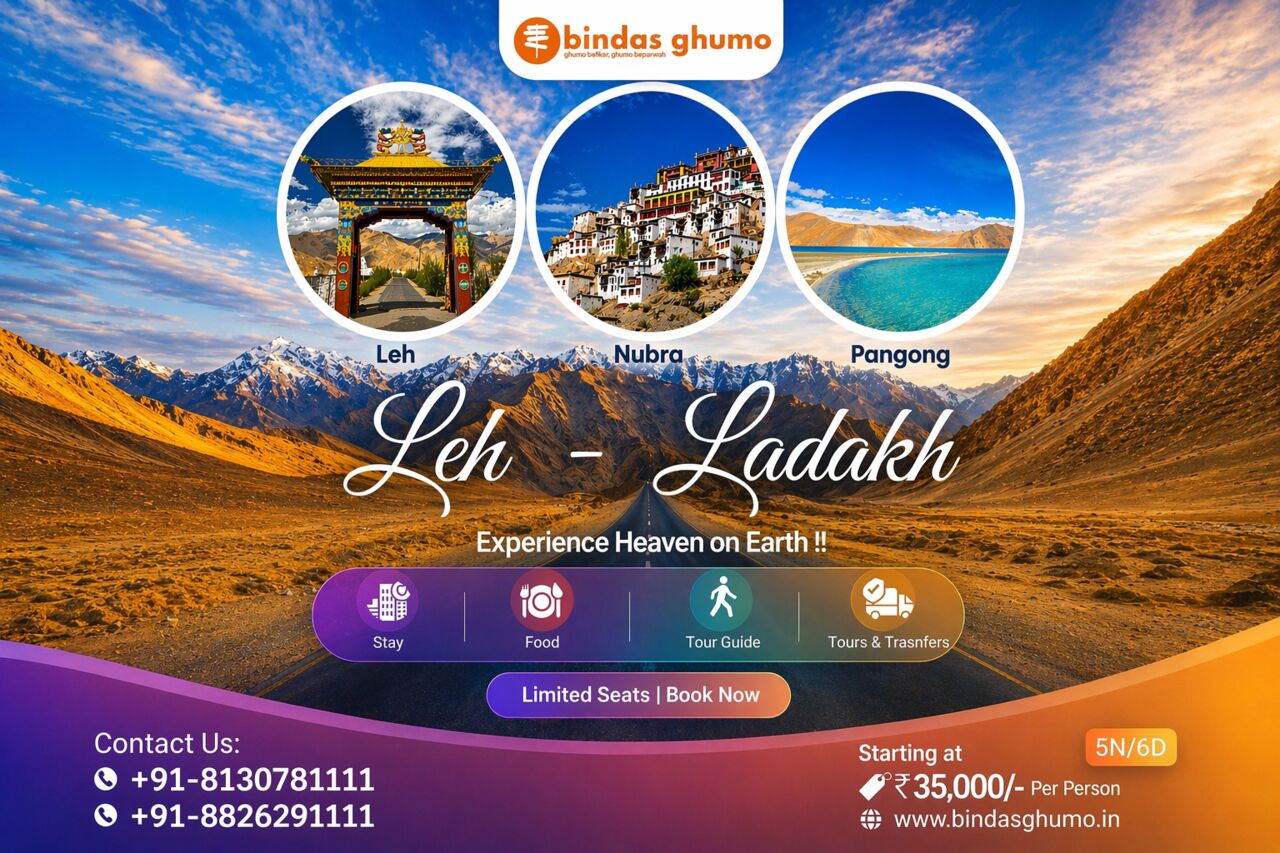 Mumbai, Travel, Best Suited Leh Ladakh Tour Packages | Bindas Ghumo