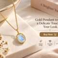 INR 5000,  Buy Now Gold Pendant To Add A Delicate Touch To Your Look
