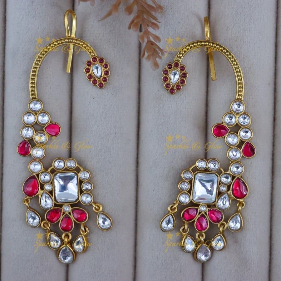 Bangalore, Businesses For Sale, Exquisite Ear Cuff Chain Earrings | Sparkle And Glow