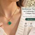 INR 8500,  Buy Now Birthstone Necklace To Celebrate Your Unique Style