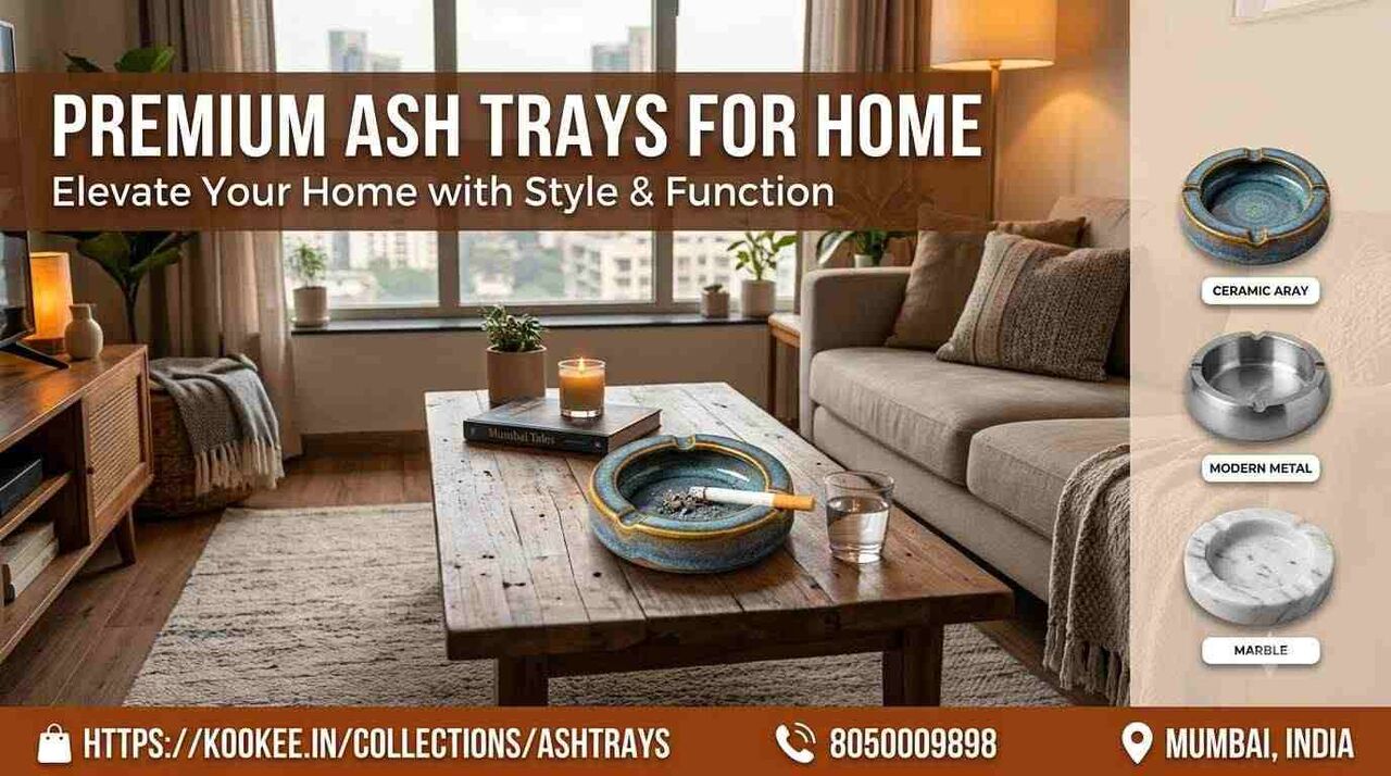 Mumbai, Household Items, INR 445,  Odor-Free And Smokeless Ashtrays For Living Room Use