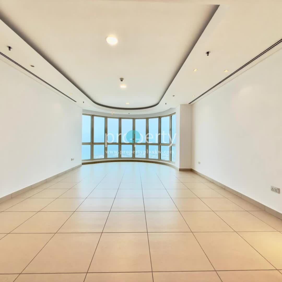 Shaab, Apartments, Flats, Houses & Villas, KWD 1200/month,  3 BR,  Elegant Semi-Furnished 3 Bedroom Full Floor Apartment &ndash; Sea View, Shaab