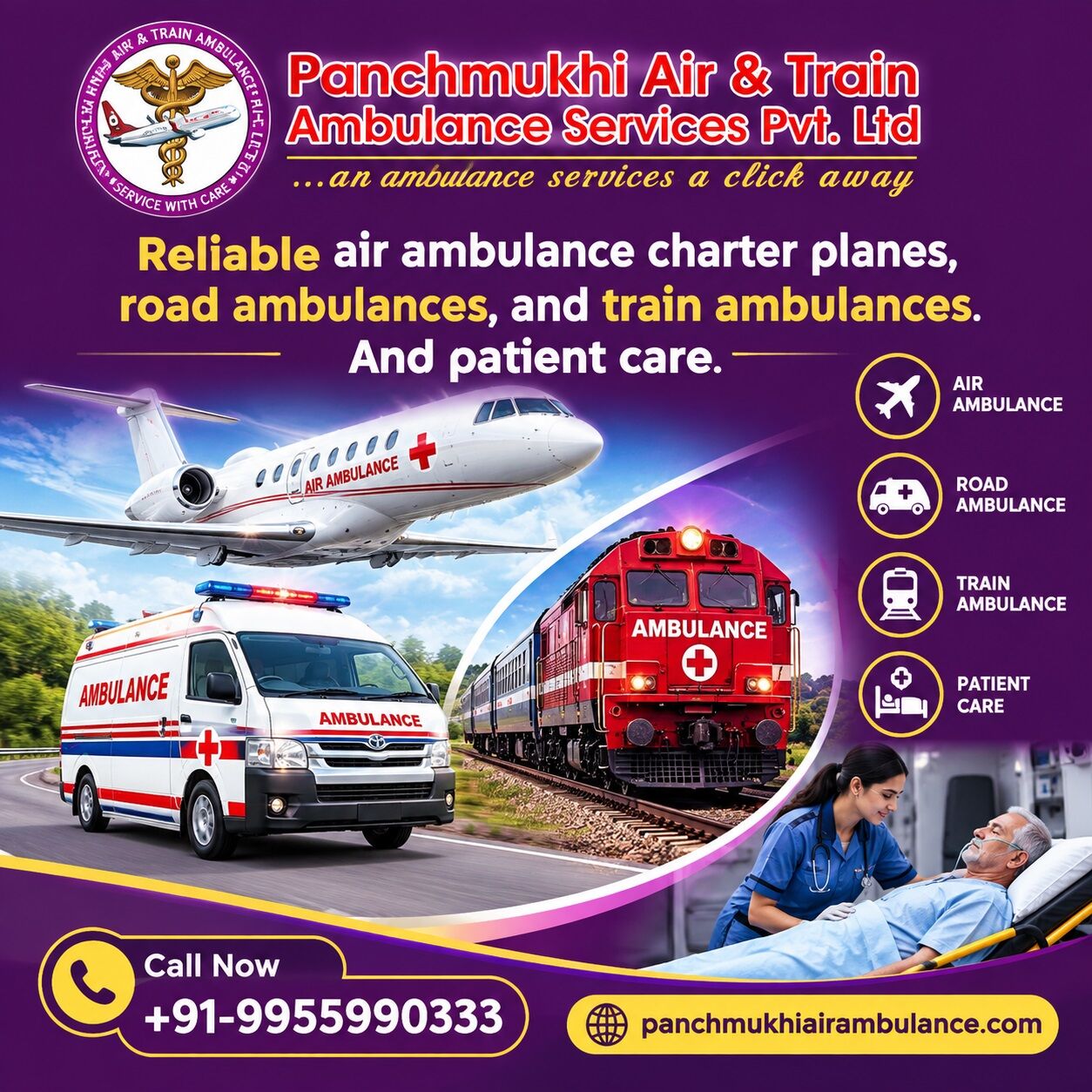 Bangalore, Health, Panchmukhi Hi Tech Air Ambulance From Bangalore- Dependable Relocation Service