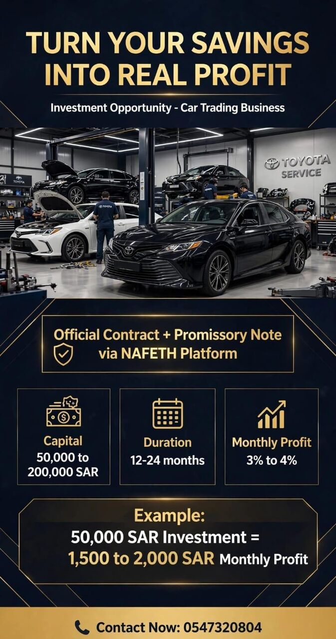 Dammam, Business Partners, Investment Opportunity - Established Car Workshop In Eastern Province