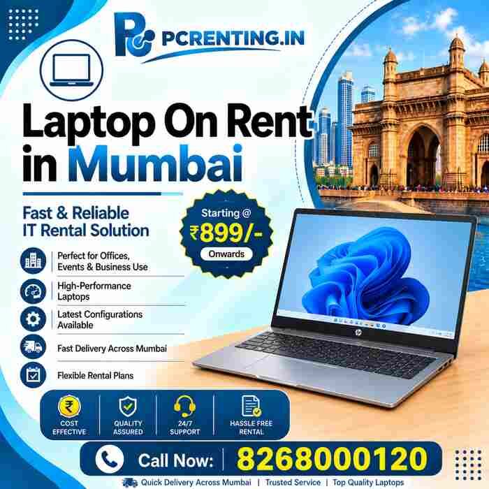 Thane, Electronics, INR 899,  Laptop On Rent At Rs 899/- Mumbai,Thane, Navimumbai