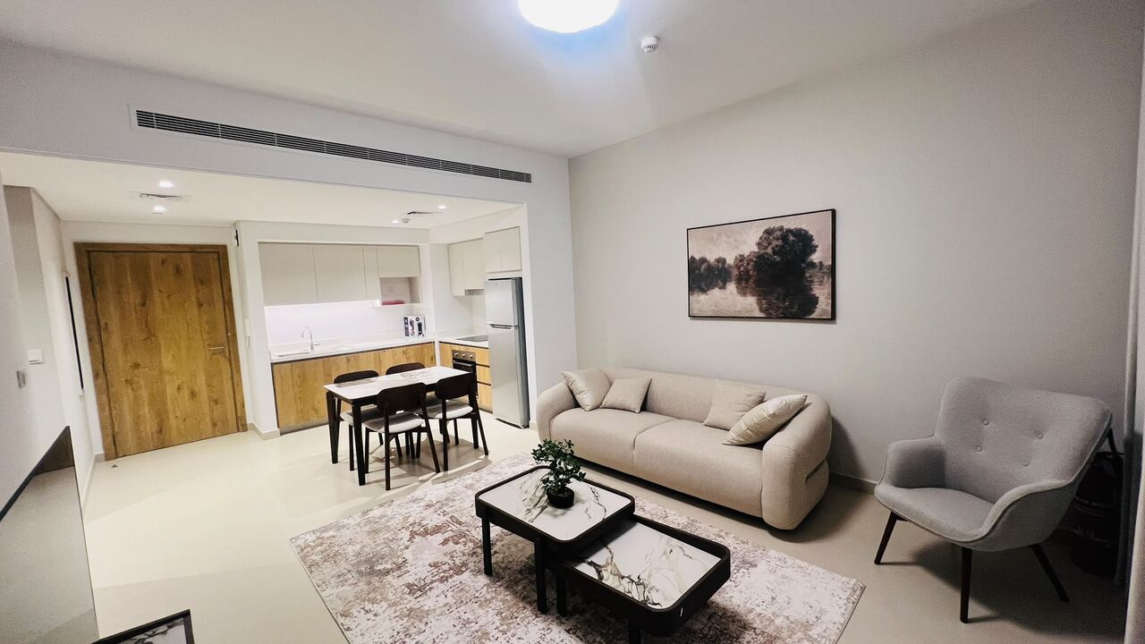 Manama, Apartments, Flats, Houses & Villas, BHD 520/month,  Furnished,  1 BR,  SEA VIEW APARTMENT FOR RENT IN MARASSI AL BAHRAIN