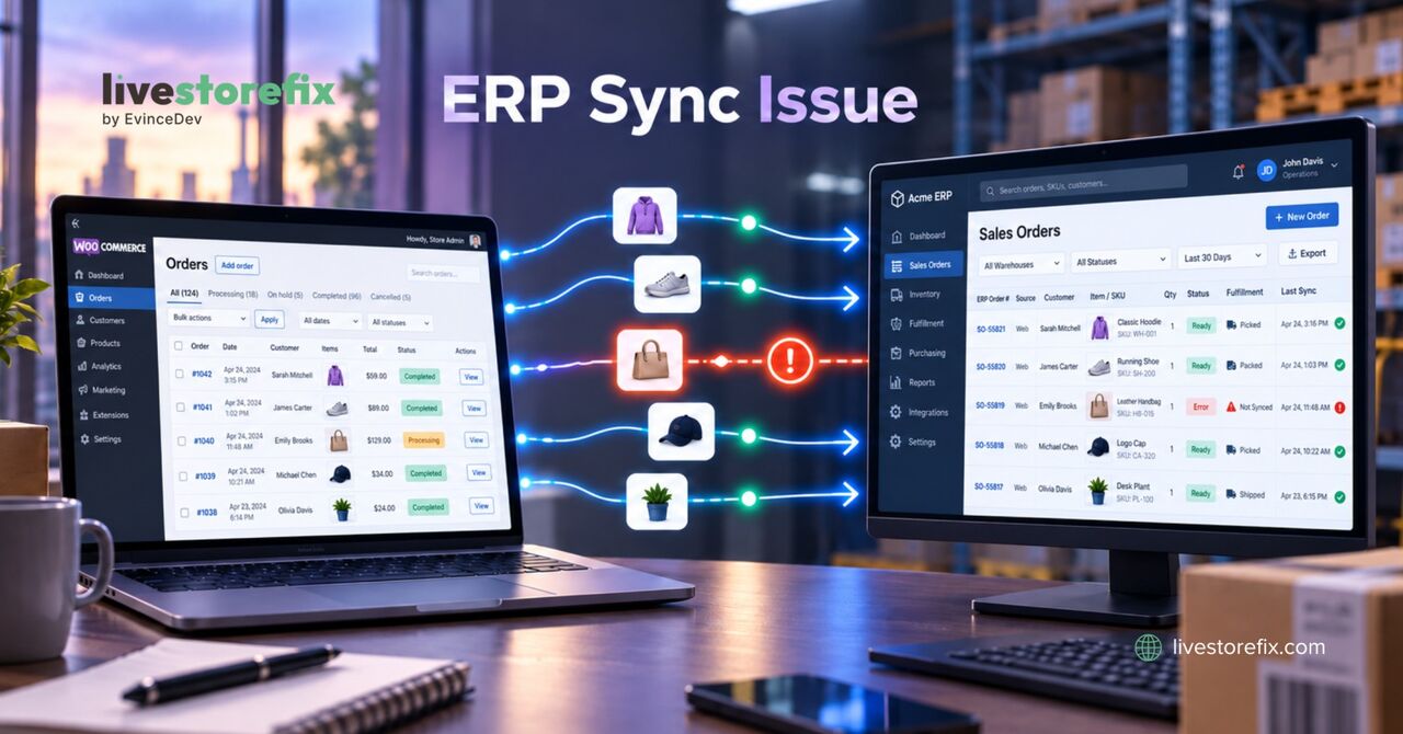 New York, Computer, How To Fix WooCommerce HPOS ERP Sync Problems