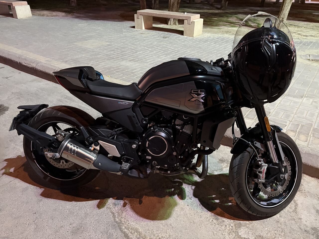 Riyadh, Motorcycles, SAR 23000,  CFMOTO 700CL-X Sport 2025 &ndash; Velocity Grey | Low Mileage | Excellent Condition