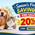 USD 16,  Hot Summer Savings &ndash; 20% Off On Pet Care Essentials