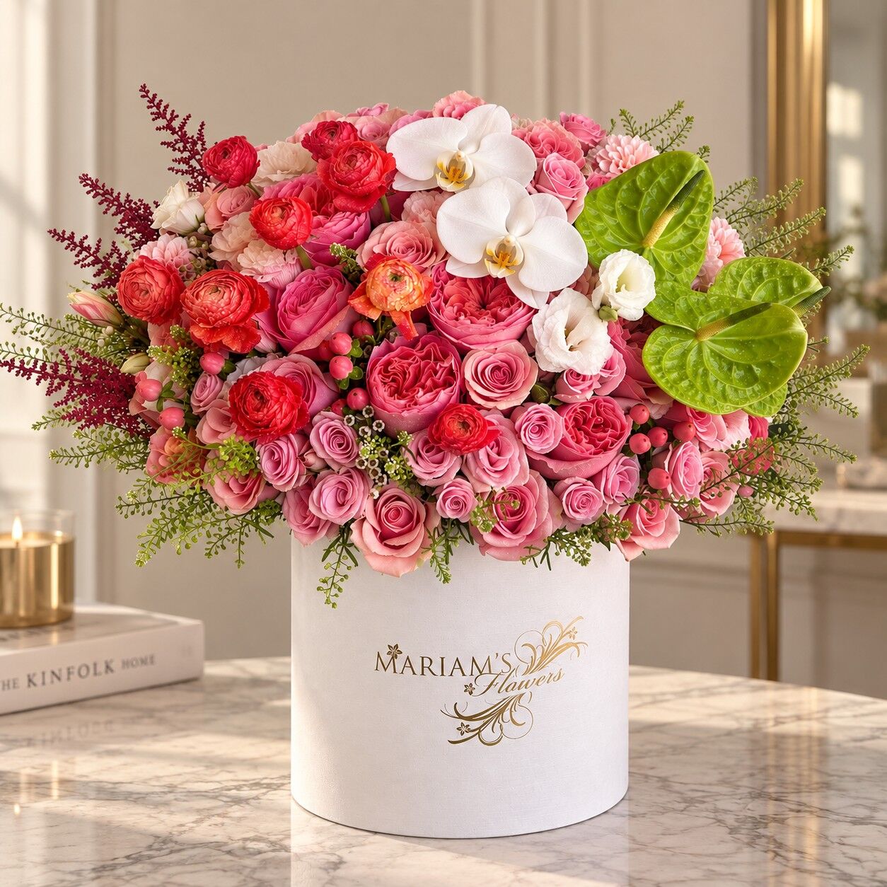 New York, Farm & Garden, USD 300,  Shop Pink Flowers Bouquet For Special Moments - Mariam&rsquo;s Flowers