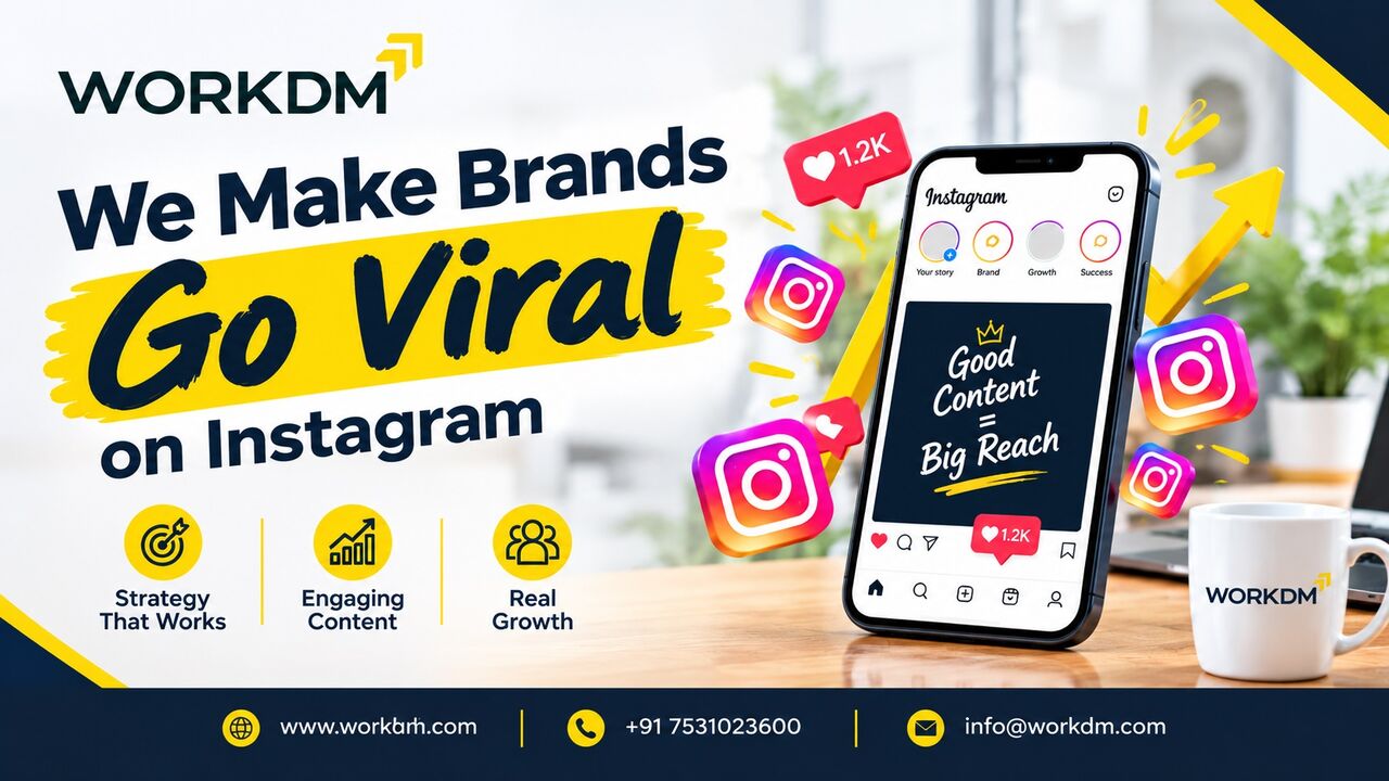 Mumbai, Businesses For Sale, We Make Brands Go Viral On Instagram | WORKDM India
