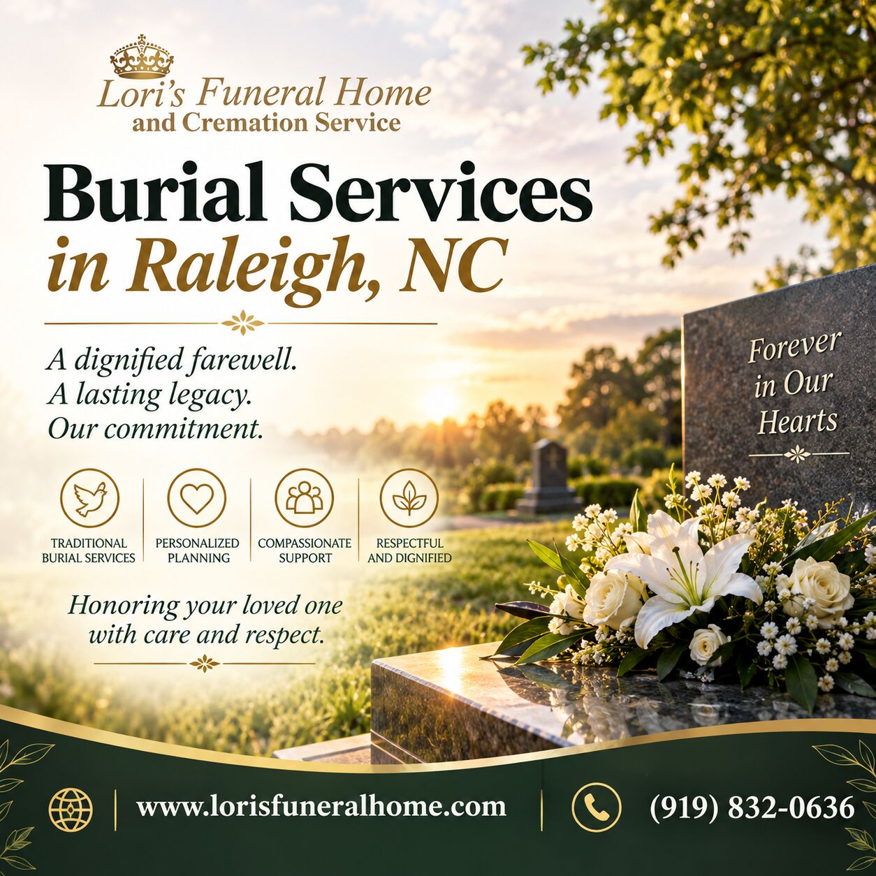 New York, Business, Dignified Burial Services For Raleigh, NC Families
