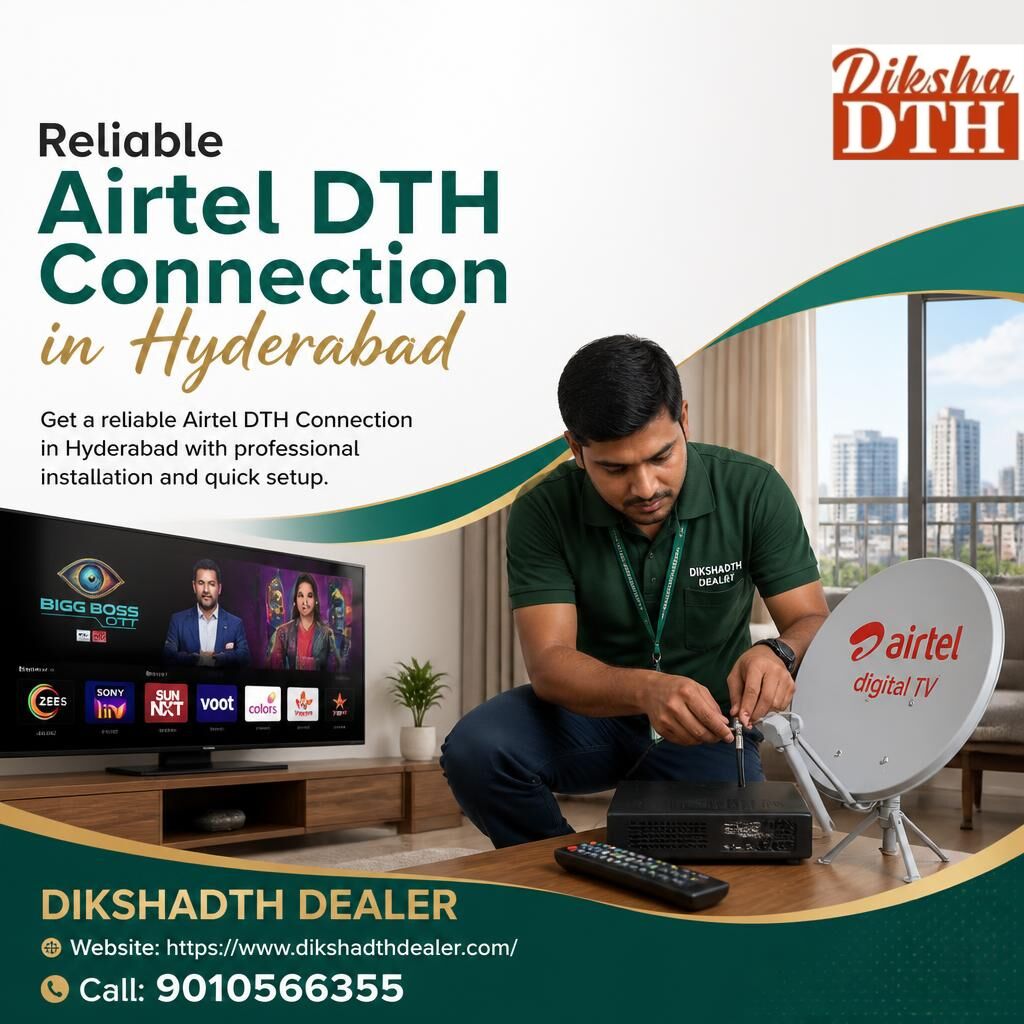 Hyderabad, Television, Reliable Airtel DTH Connection In Hyderabad