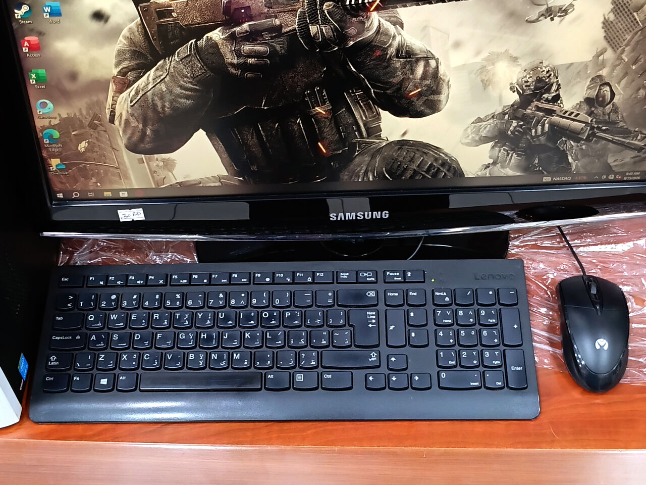 Riffa, Computers, BHD 93,  HP Gaming Computer Set I5 6th Gen 120GB SSD & 500GB HDD 2GB Graphics 24&rsquo;&rsquo; Display