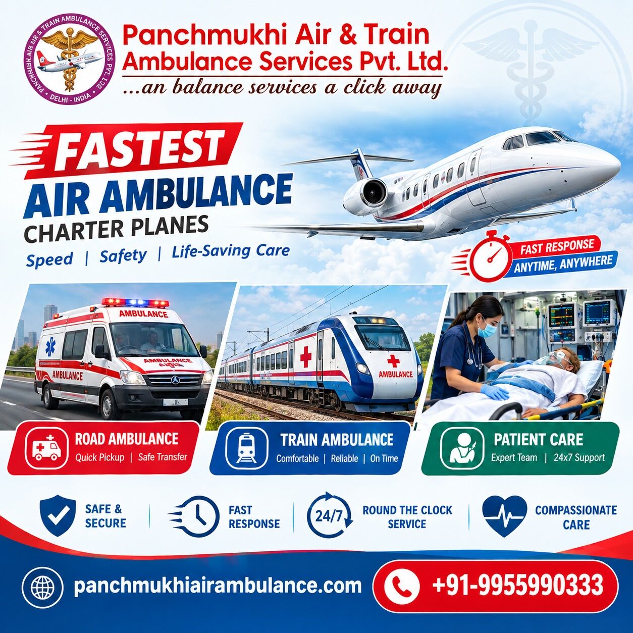 Mumbai, Health, Panchmukhi Best Patient Shifting Ambulance In Varanasi- Emergency Rescue Arranged On Time