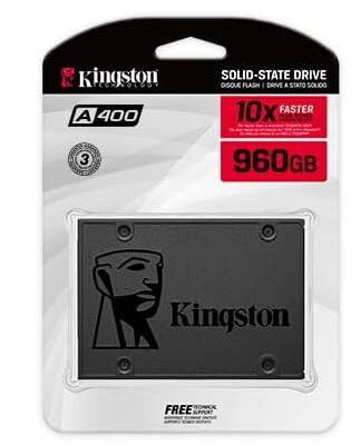 Riyadh, Computers, SAR 420,  Kingston A400 SATA SSD Internal Solid State Drive 2.5 Inch, 960 GB SA400S37/960G
