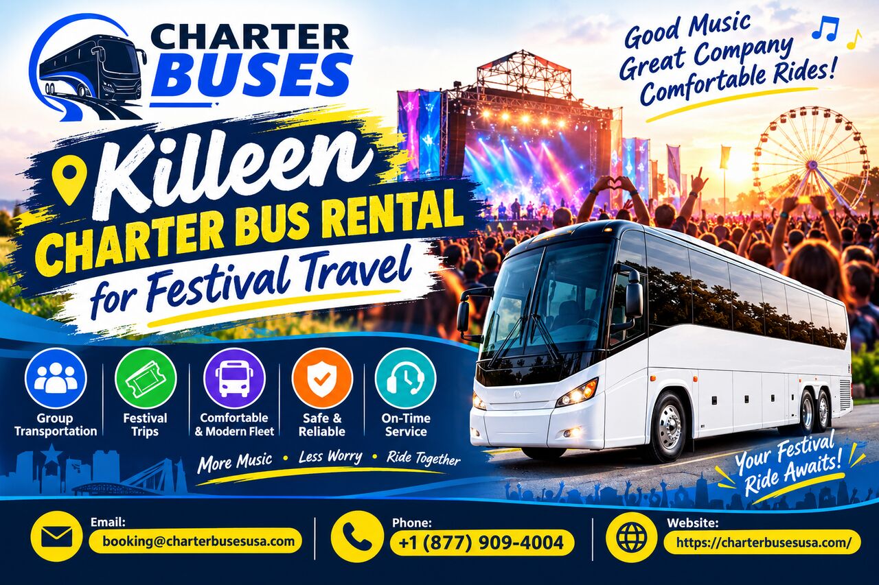 New York, Automotive, Killeen Charter Bus Rental For Festival Travel
