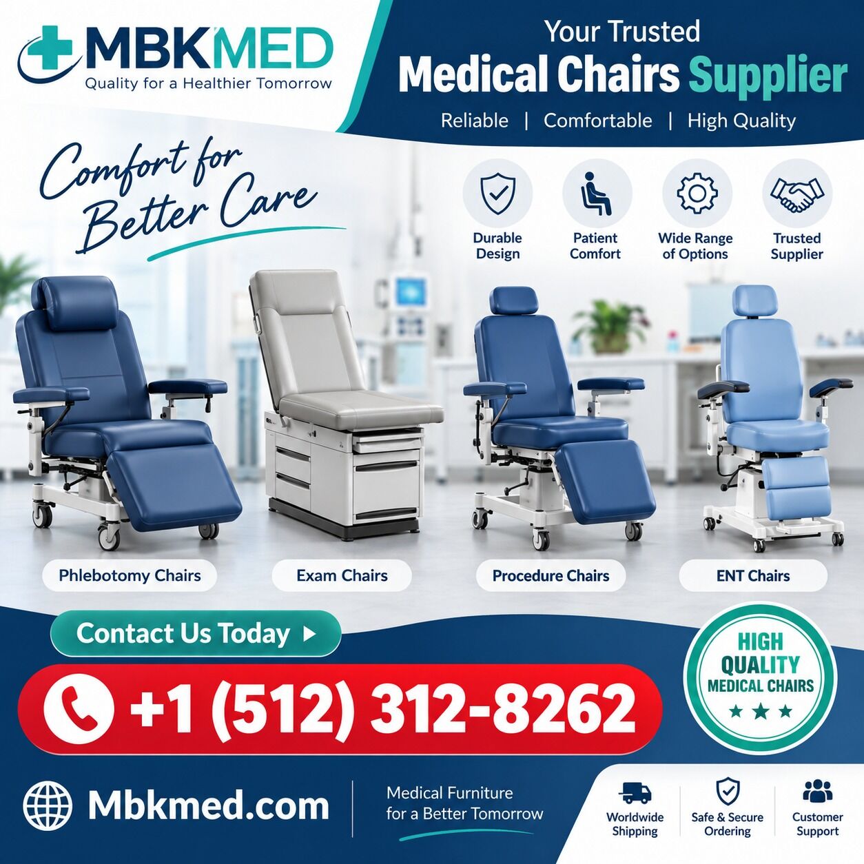 London, Health & Beauty Items, GBP 4800,  Medical Chairs Supplier | Quality Medical Chairs | MBK Med