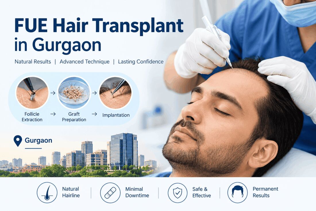 Gurgaon, Health, Best FUE Hair Transplant In Gurgaon With Zero Scars