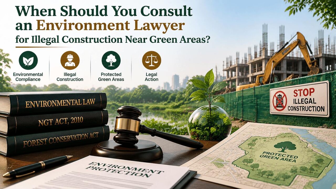 Ghaziabad, Legal, When Should You Consult An Environment Lawyer For Illegal Construction Near Green Areas?