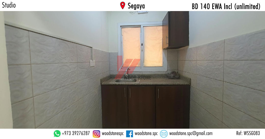 Segaya, Apartments, Flats, Houses & Villas, BHD 140/month,  Studio,  35 Sq. Meter,  Semi-Furnished Studio, SEGAYA - BD 140 Incl (unlimited) WSSG083