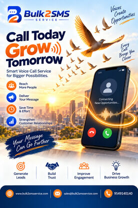 Gurgaon, Marketing, Call Today Grow Tomorrow With Voice Call Services