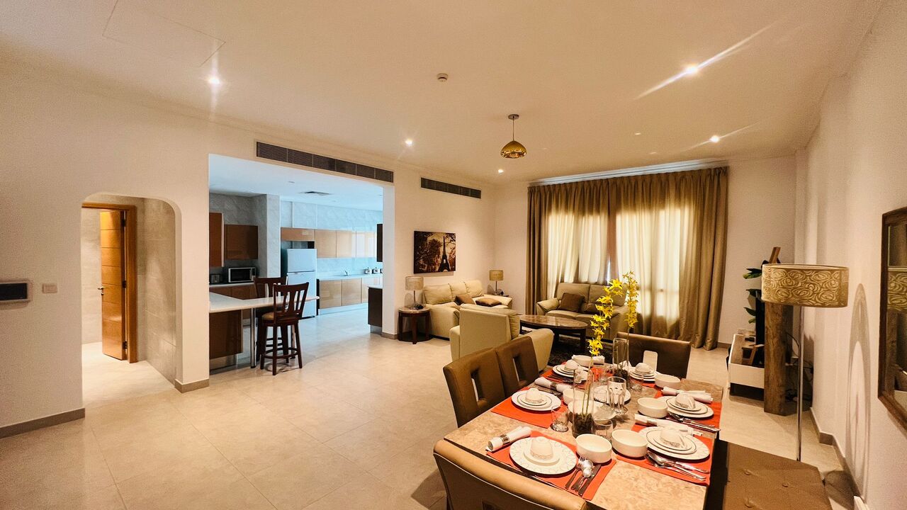 Zallaq, Apartments, Flats, Houses & Villas, BHD 500/month,  Furnished,  2 BR,  APARTMENT FOR RENT IN ZALLAQ