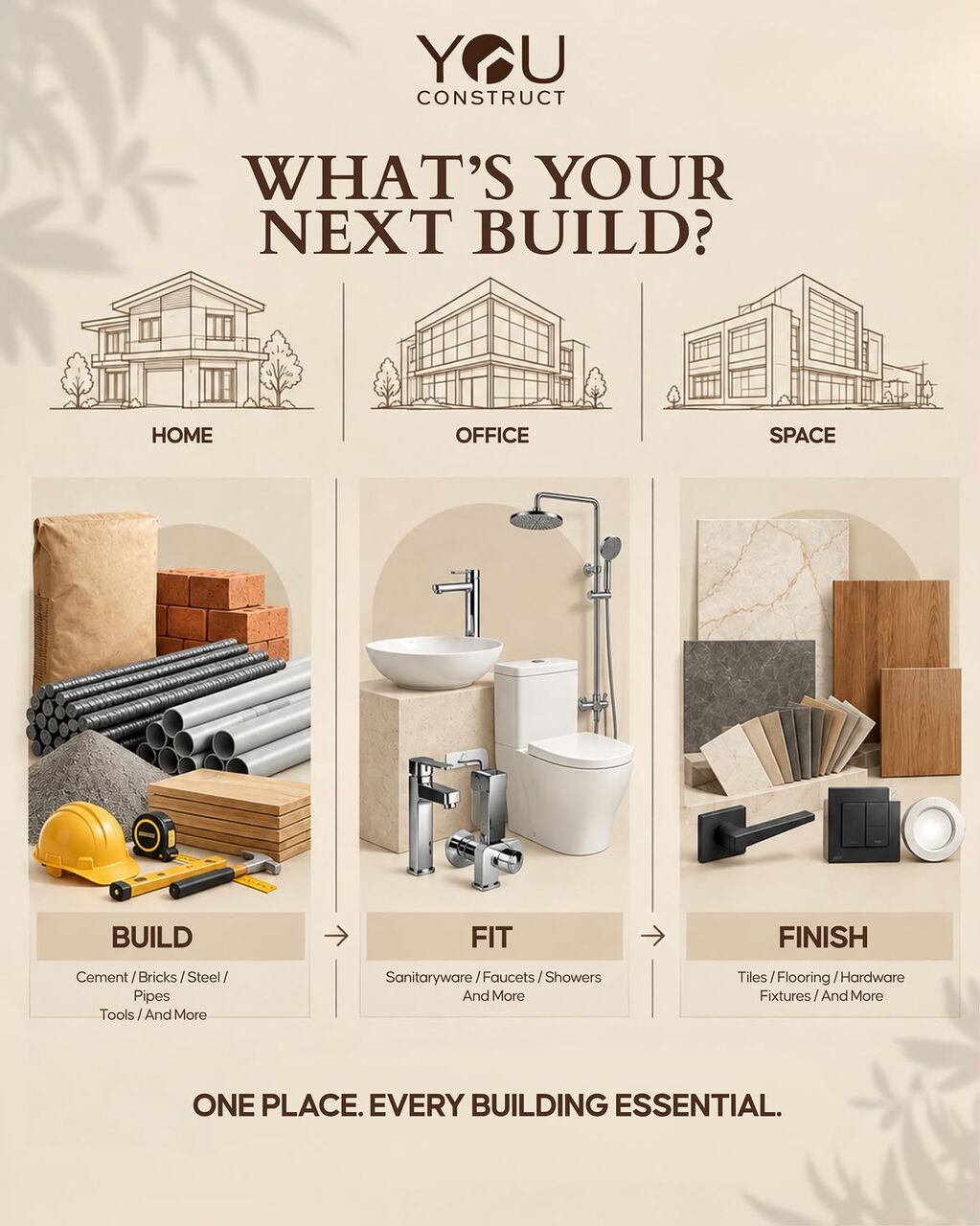 Punjab, Materials, Build, Renovate & Finish Your Project With You Construct