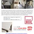 SAR 2650,  House Clearance: Marble-top Solid Wood Dining Table Elegant 8-seater