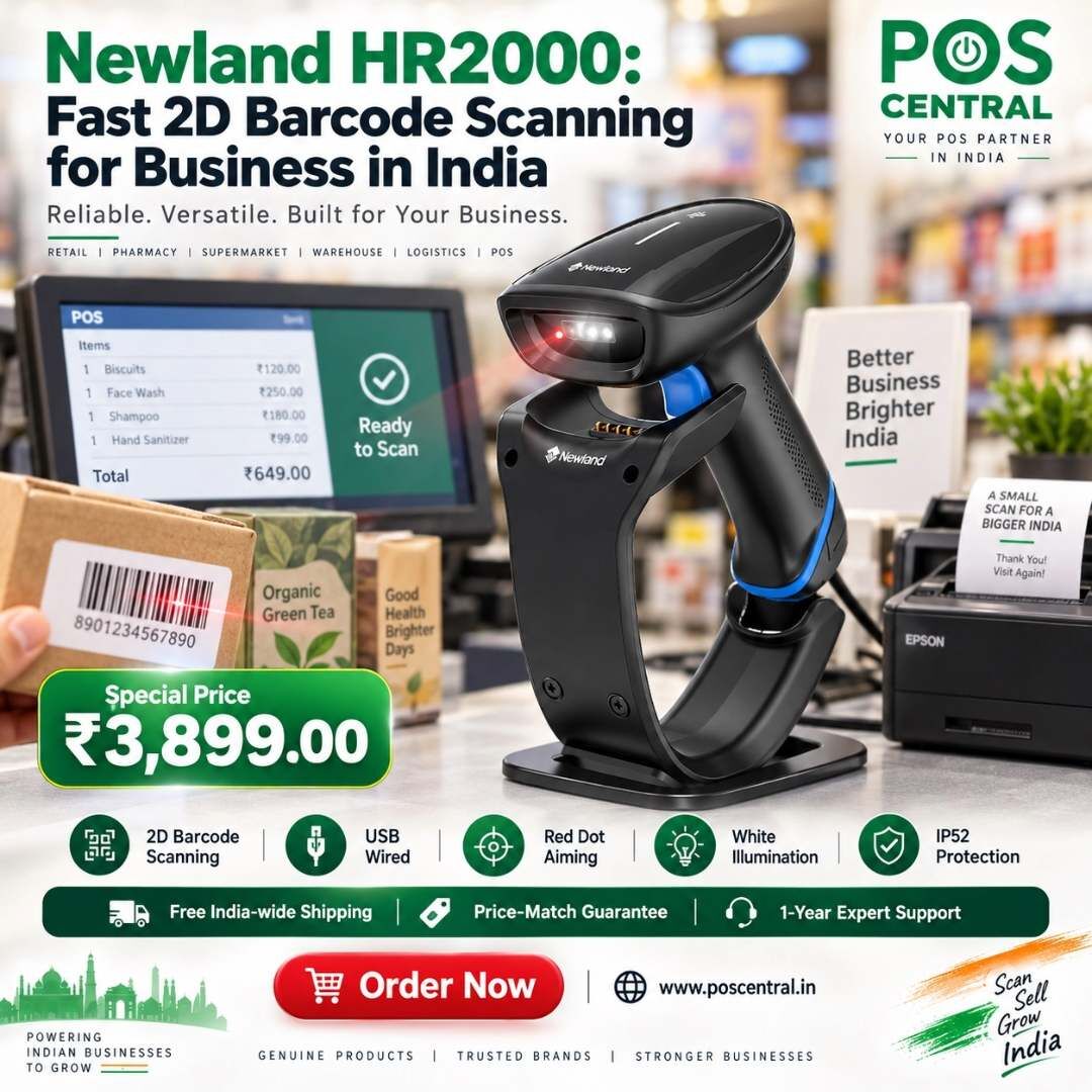 Noida, Computers, INR 3899,  Buy Newland HR2000 Barcode Scanner Online For Retail Use In India