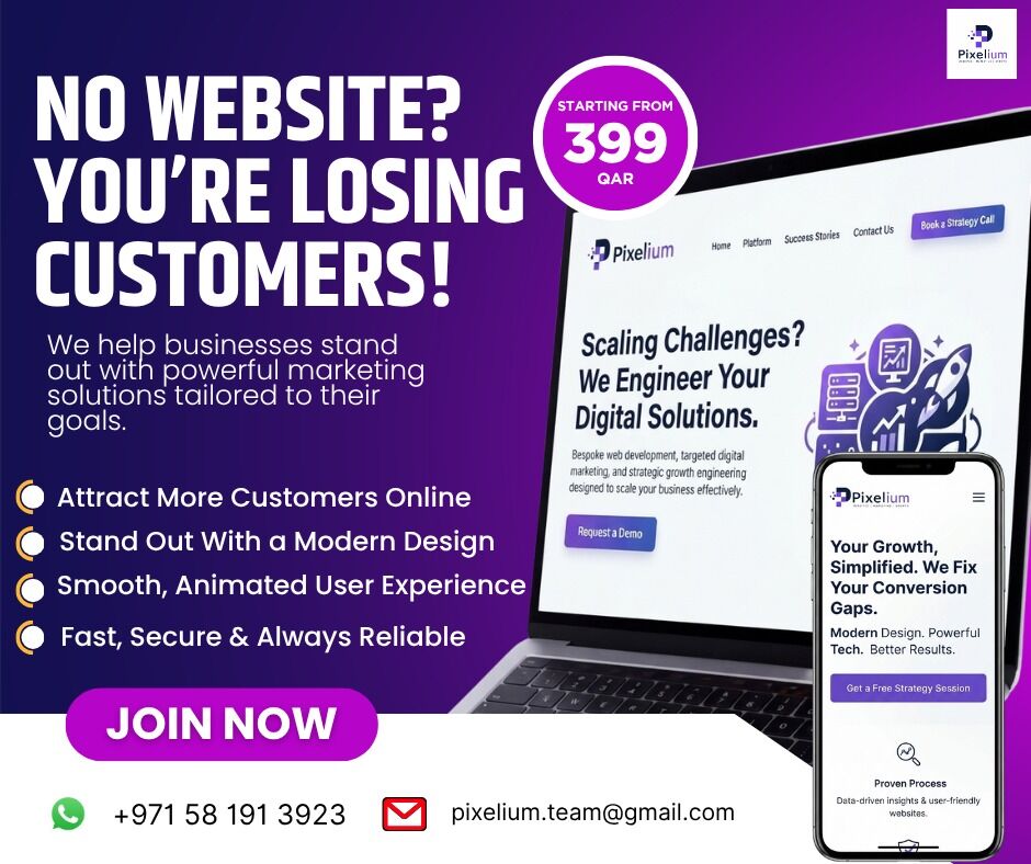 Manama, Software, BHD 399,  No Website = No Customers Finding You Online. Simple As That. 📉  We Help Businesses Stand