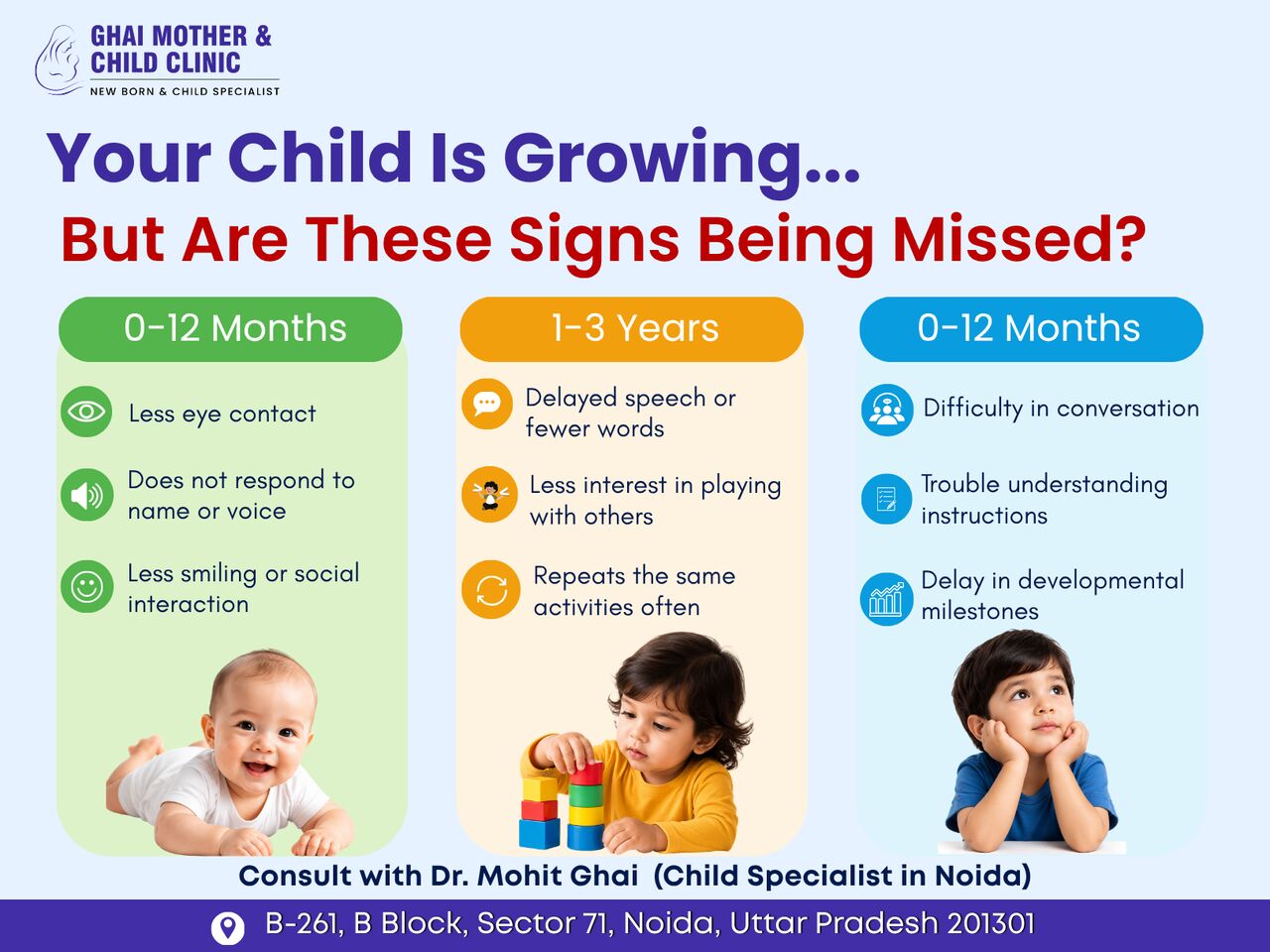 Noida, Health & Beauty Items, Child Specialist In Noida For Early Growth Development Care