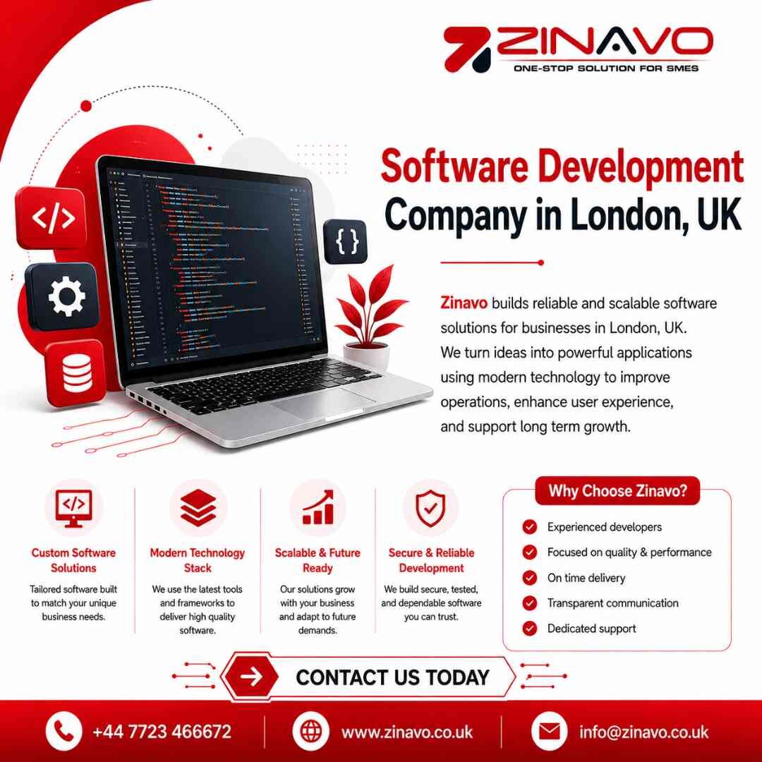 London, Computer, Software Development Company In London, UK | Zinavo Limited