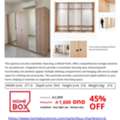 SAR 1600,  House Clearance: 6-Door Tall Melamine Wardrobe With Mirrors