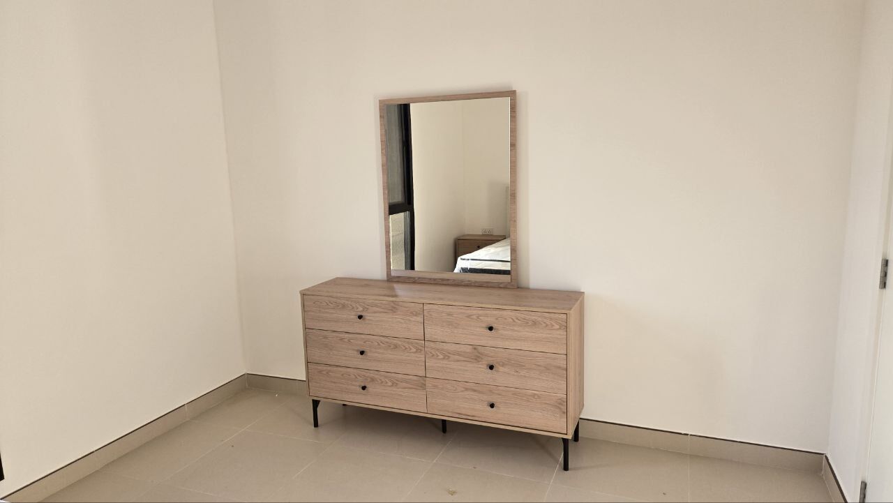 Riyadh, Furniture, SAR 700,  House Clearance: 6-Drawer Melamine Master Dresser And Mirror