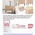 SAR 225,  House Clearance: 2-Drawer Night Stand