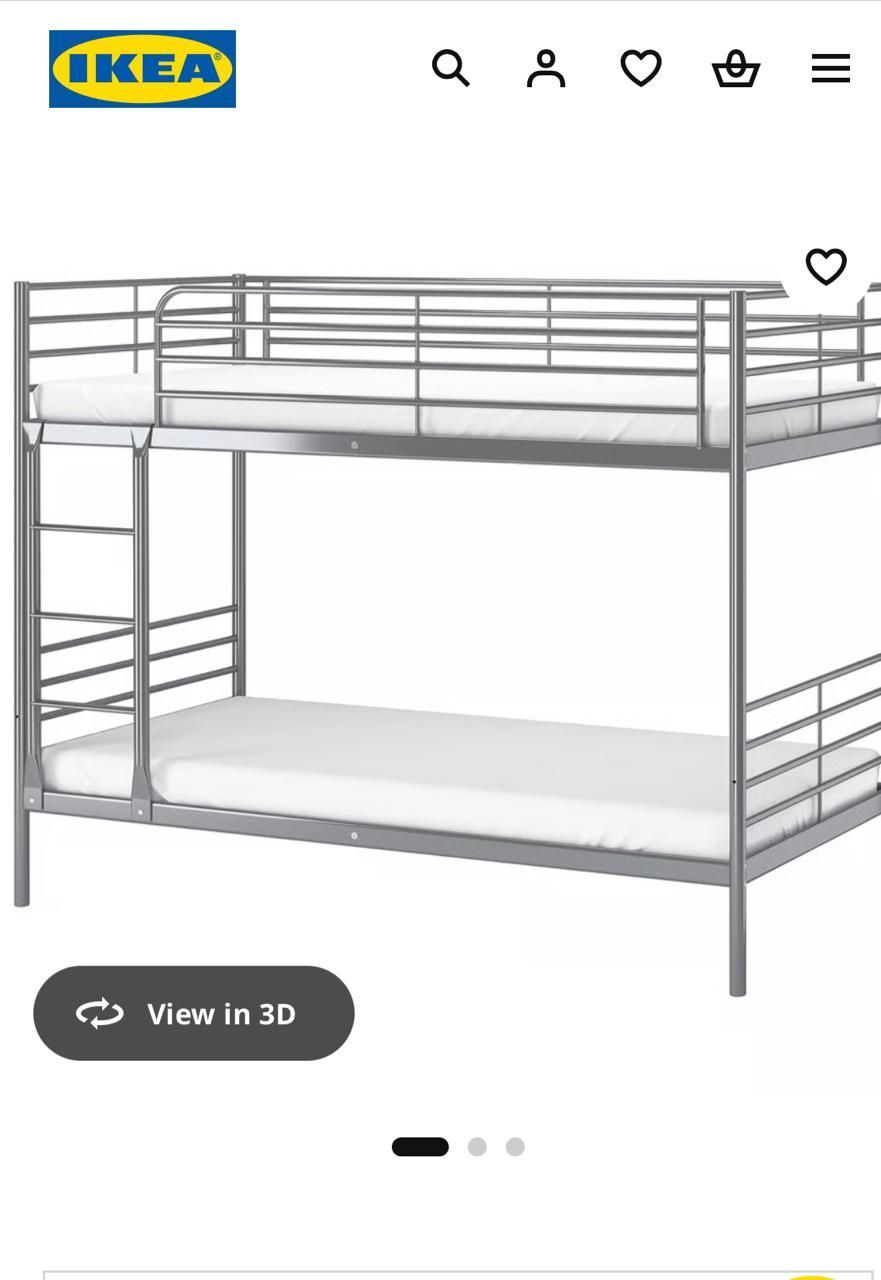Riyadh, Household Items, SAR 500,  Second Hand Ikea Bunker Bed For Sale..