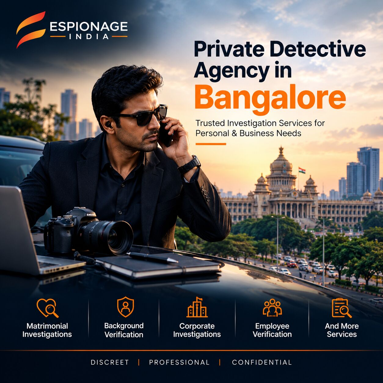 Bangalore, Legal, Professional Private Detective In Bangalore For Discreet Investigations