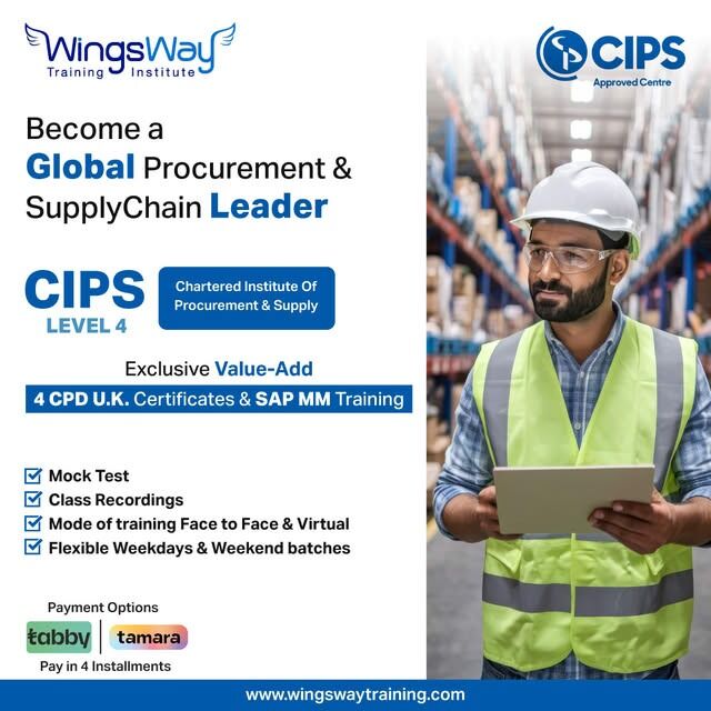 Dubai, Lessons Offered, CIPS Level 4 Certification In Dubai