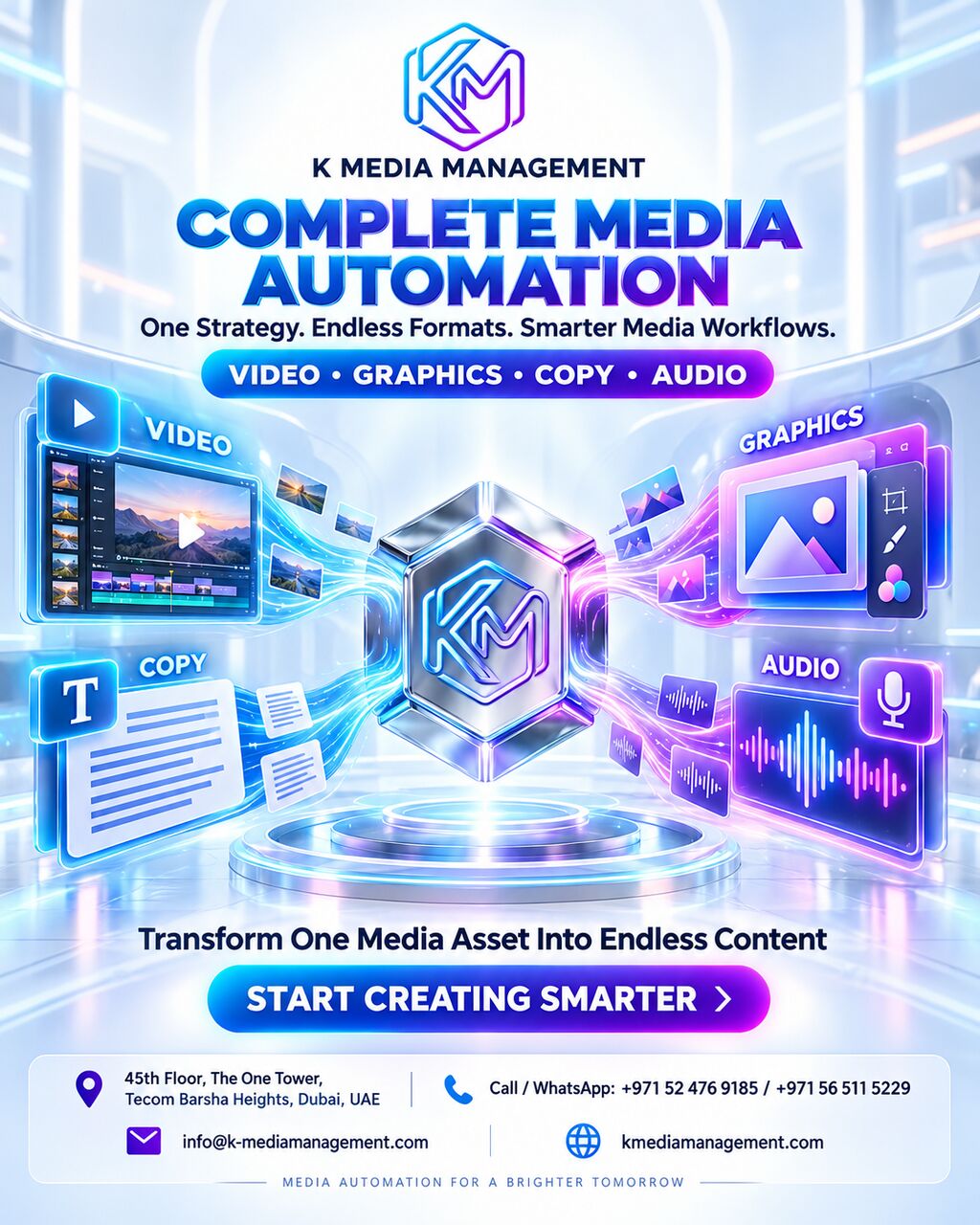 Dubai, Marketing, AI-Powered Digital Marketing & Media Engine | Tecom Dubai