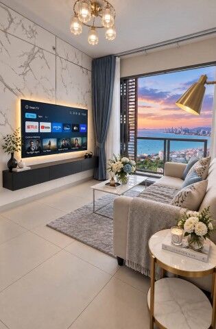 Bangkok, Real Estate For Sale, THB 4590000,  2 BR,  53 Sq. Meter,  ขายคอนโด UNIXX South Pattaya อยู่บนไหล่เขาพระตำหน