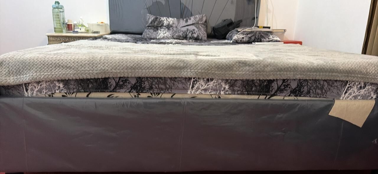 Jeddah, Furniture, SAR 350,  Double Bed For Sell With Mattress And Single Mattress