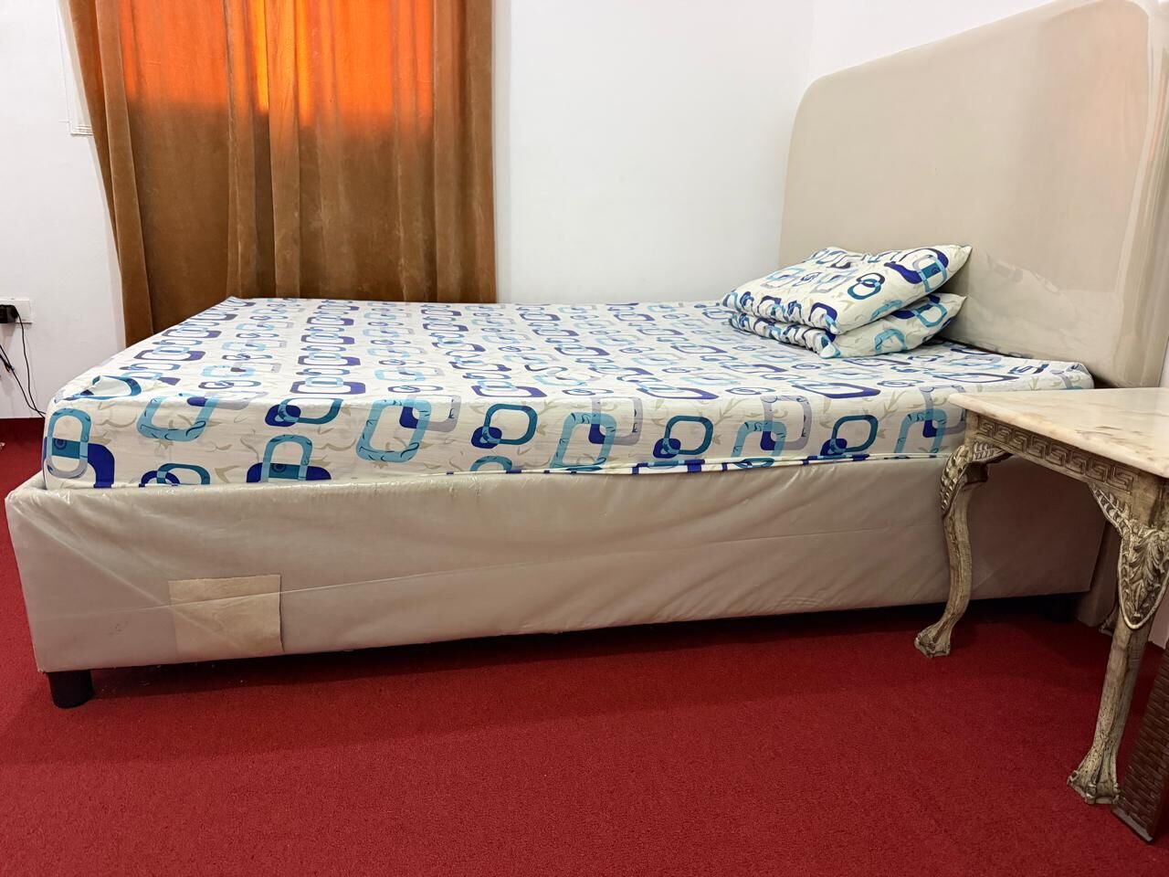 Jeddah, Furniture, SAR 350,  Double Bed For Sell With Mattress And Single Mattress