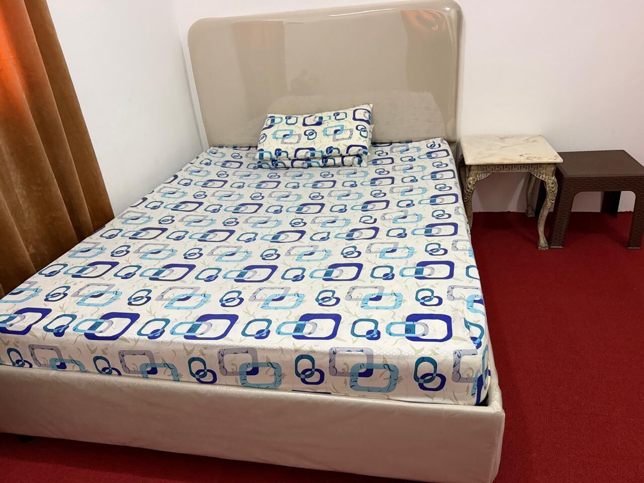 Jeddah, Furniture, SAR 350,  Double Bed For Sell With Mattress And Single Mattress