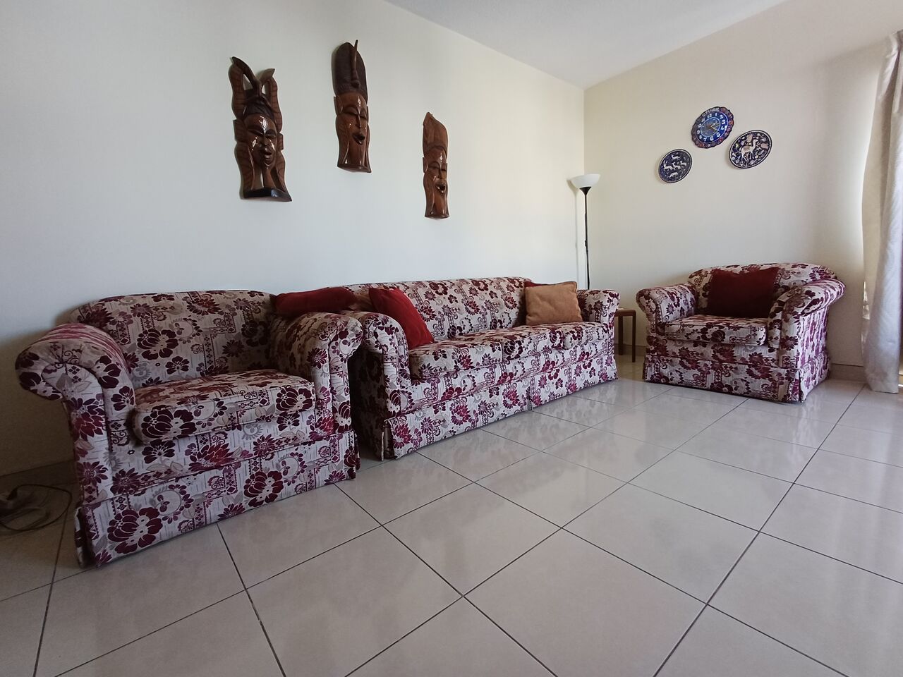 Adliya, Furniture, BHD 35,  Sofa Set With Cushions And Centre Table