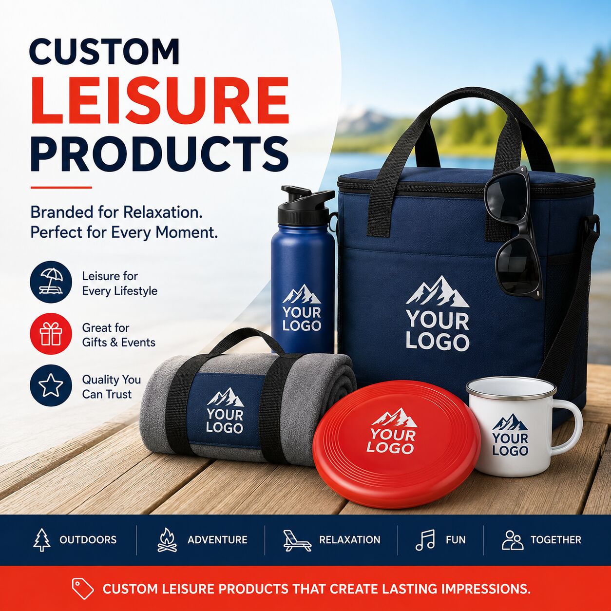 New York, Business, Custom Leisure Products Personalized With Your Logo