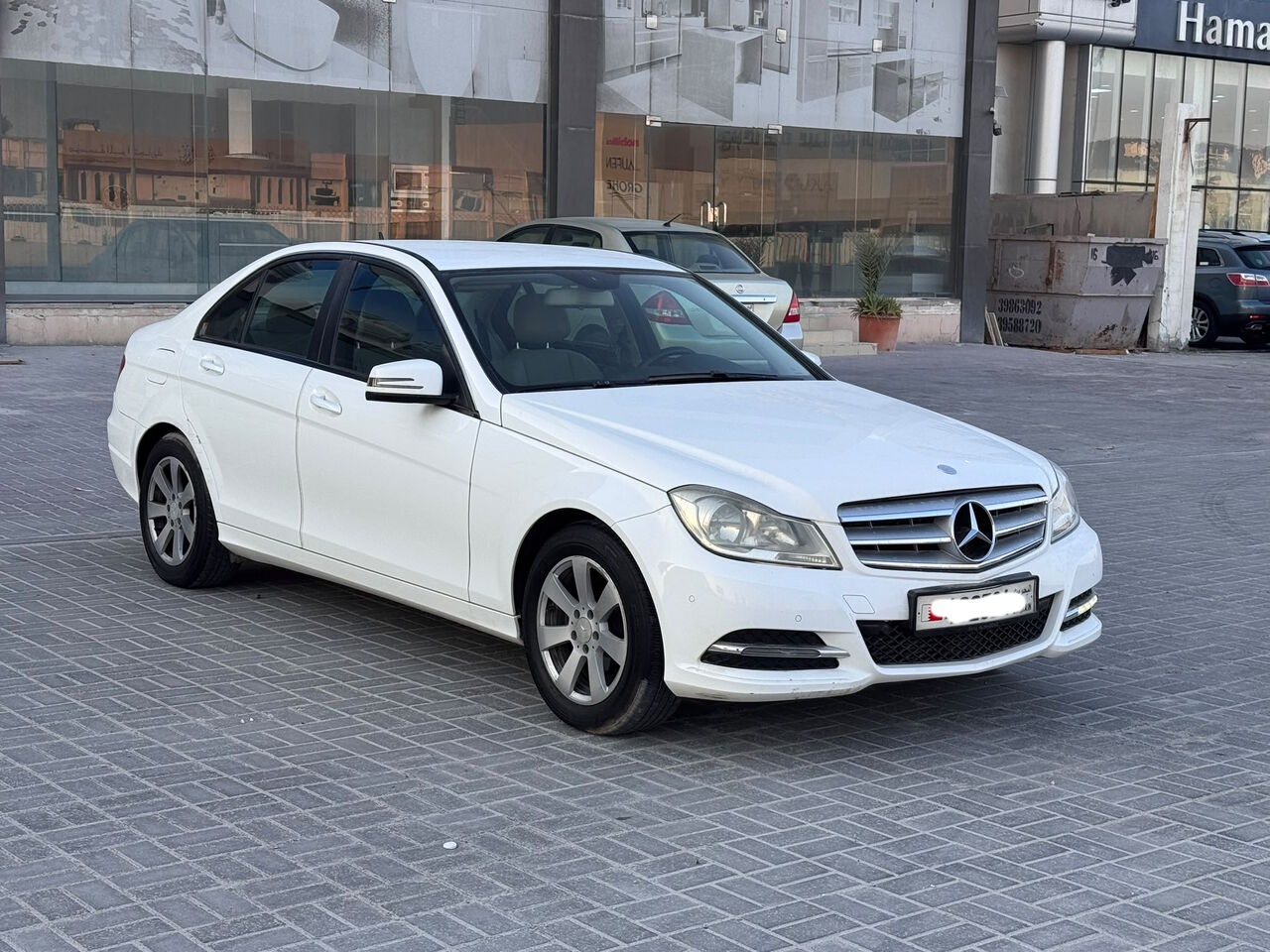 Manama, Vehicles, Cars & Trucks , BHD 2950,  Mercedes Benz C-180,  2014,  Automatic,  168850 KM,   /  (White)