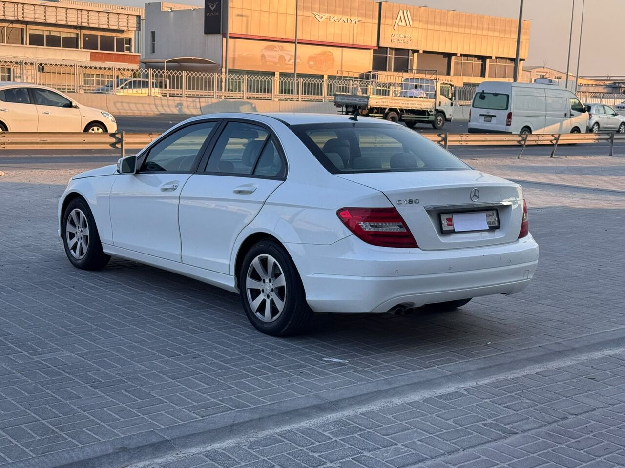 Manama, Vehicles, Cars & Trucks , BHD 2950,  Mercedes Benz C-180,  2014,  Automatic,  168850 KM,   /  (White)